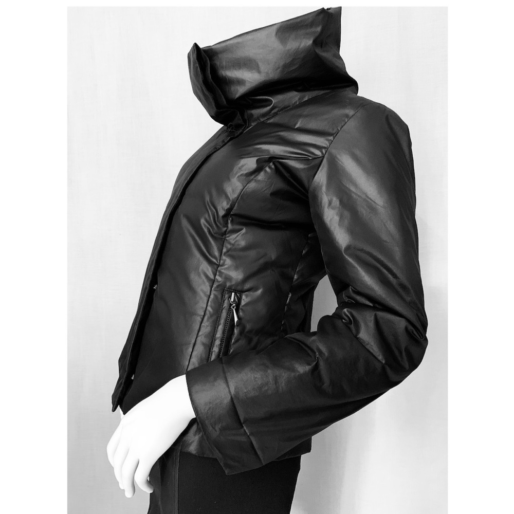 Chico's Nwot Black Down Jacket 8 - image 3